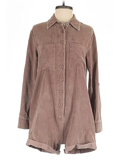 Pre-owned Sadie & Sage Romper In Brown
