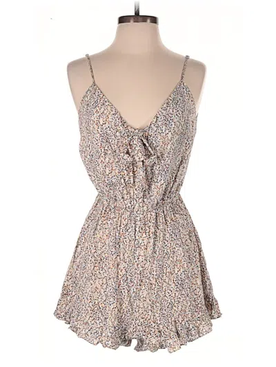 Pre-owned Sadie & Sage Romper In Tan