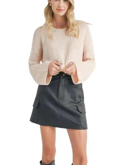 Sadie & Sage Rosalia Sweater In Blush In Pink