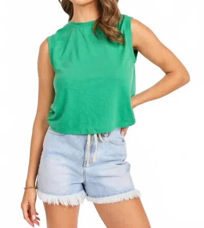 Sadie & Sage Search And Find Top In Kelly Green