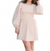 Sadie & Sage Shades On Mini Dress In Ivory In Neutral