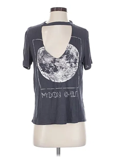 Pre-owned Sadie & Sage Short Sleeve T-shirt In Gray