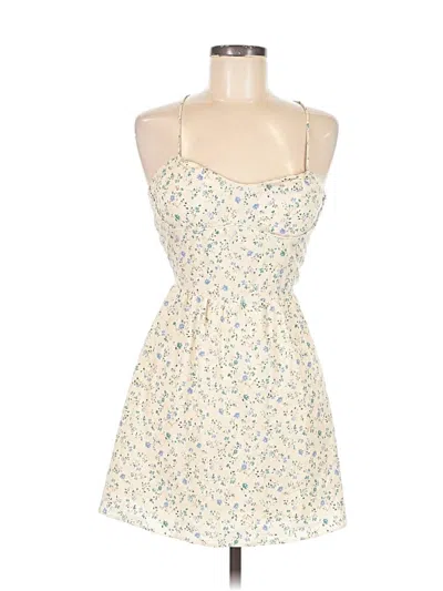 Pre-owned Sadie & Sage Sleeveless Top Yellow Sweetheart Neckline Tops