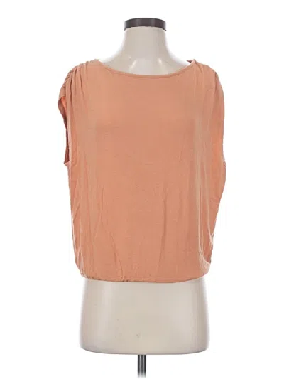 Pre-owned Sadie & Sage Sleeveless T-shirt In Orange