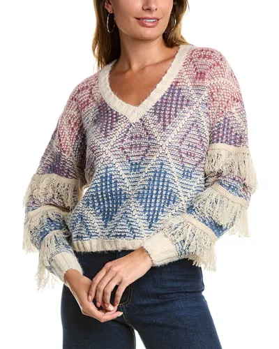 Sadie & Sage Soft Aztec Pullover In Multi