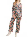 Sadie & Sage Style Icon Jumpsuit In Navy Floral Multi In Multi