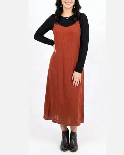Sadie & Sage Sugarloaf Midi Dress In Brown