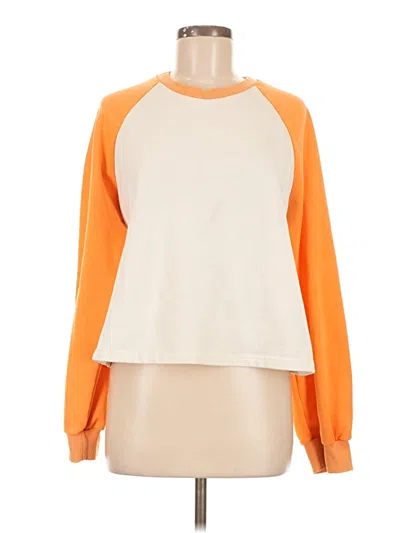 Pre-owned Sadie & Sage Sweatshirt In Orange
