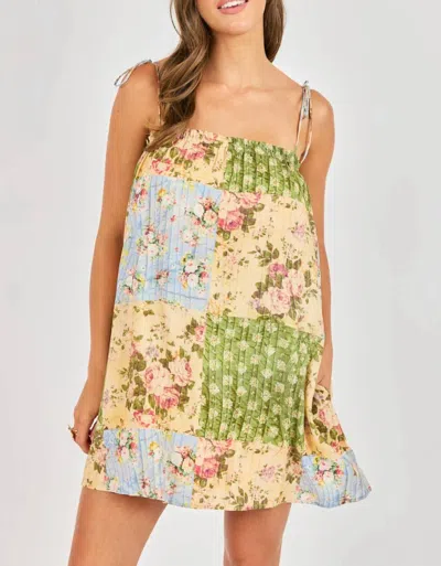Sadie & Sage Treasured Trove Mini Dress In Multi