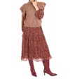 Sadie & Sage Willow Shoulder Sweater In Brown In Brown
