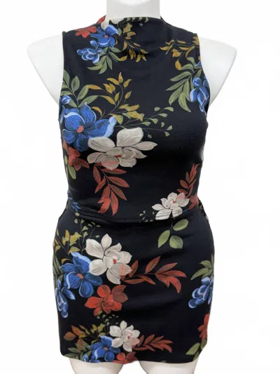Sadie & Sage Women's Four Seasons Stretch Skort In Black In Blue