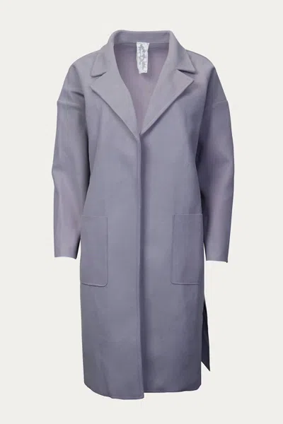 Sadie & Sage All Along Open-front Coat In Lavender In Gray
