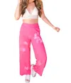Sadie & Sage Blossoming Pants In Fuchsia In Pink