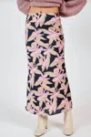Sadie & Sage Candlelight Maxi Skirt In Black Multi In Multi