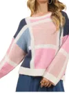 SADIE & SAGE CANDY SWEATER IN MULTI