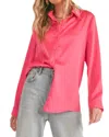 Sadie & Sage Dream Of Me Button Down Top In Pink In Pink