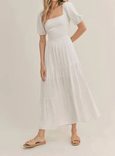 Sadie & Sage East Hampton Maxi Dress In Ivory In Multi