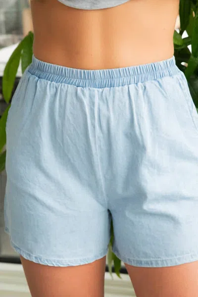 Sadie & Sage Energize Chambray Shorts