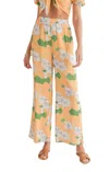 Sadie & Sage Floral Wide Leg Pants In Desert Flower In Multi