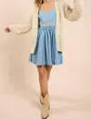 Sadie & Sage Heart You Cardigan In Ivory Pink In Multi