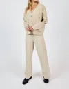 Sadie & Sage Kelsie Knit Pants In Stone