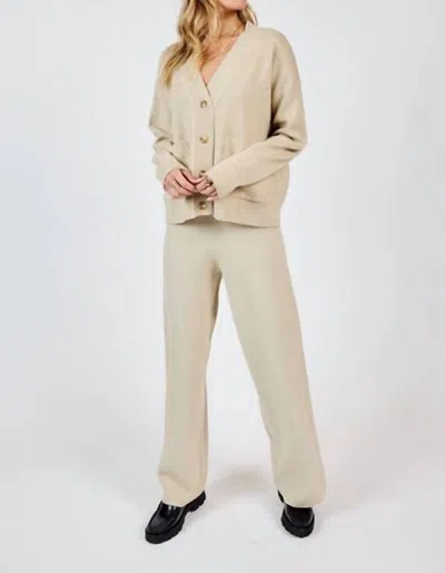 Sadie & Sage Kelsie Knit Pants In Stone