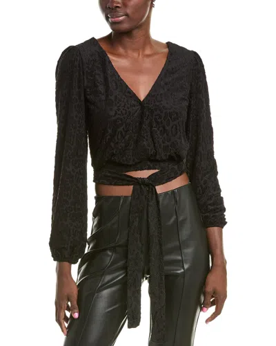 SADIE & SAGE LANA OPEN SURPLICE CROP TOP
