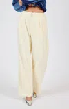 Sadie & Sage Midday Latte Pants In Cream In White