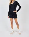 Sadie & Sage On Point Tennis Skort With Pockets In Black