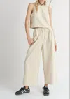 Sadie & Sage Past Midnight Woven Tank Top In Cream In White