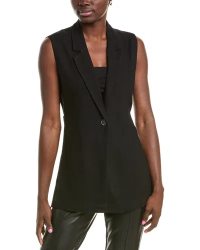 SADIE & SAGE SADIE & SAGE AT EASE SIDE BELTED LINEN-BLEND VEST