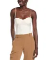 Sadie & Sage Evening Cocktail Bodysuit In White