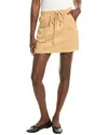 Sadie & Sage Highways Utility Mini Skirt In Brown