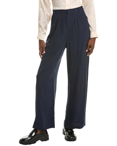 SADIE & SAGE SADIE & SAGE SANDY COVE PLEATED LINEN-BLEND PANT