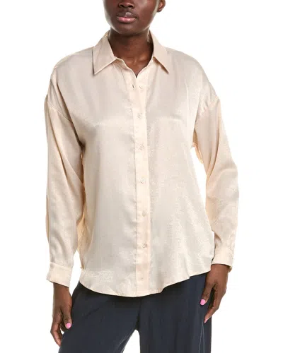 SADIE & SAGE SPARKLE WOVEN BUTTON FRONT TOP