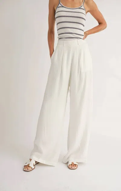 Sadie & Sage Women's Heritage Wide Leg Pants In White