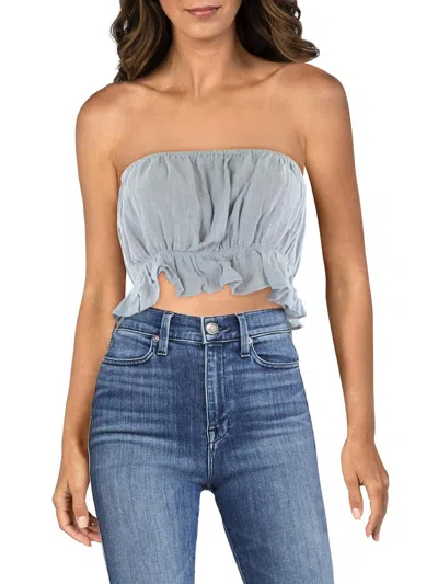 Sadie & Sage Womens Elastic Band Bandeau Cropped In Multi