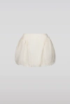 Saemdi Bubble Mini Skirt In Cream