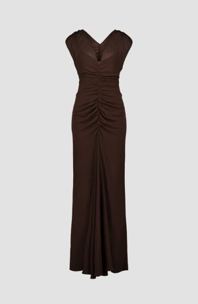Saemdi Frankie Dress In Brown