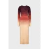 Saemdi Gradient Knit Dress In Brown