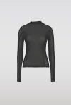 Saemdi Mesh Top In Black