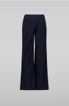 Saemdi Pinstripe Trousers In Navy