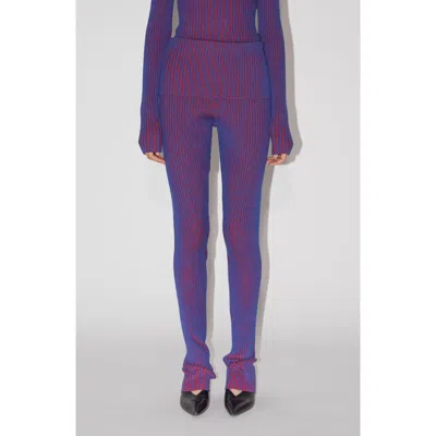 Saemdi Rib Pants In Blue