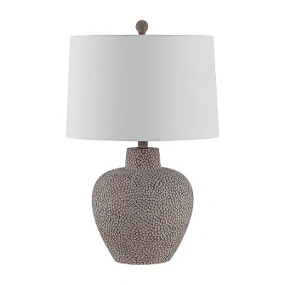Safavieh 24" Kei Resin Table Lamp In Brown