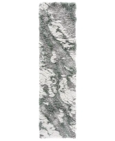 Safavieh 24" X 7" X 7" 2'x8' Runner Area Rug In Gray