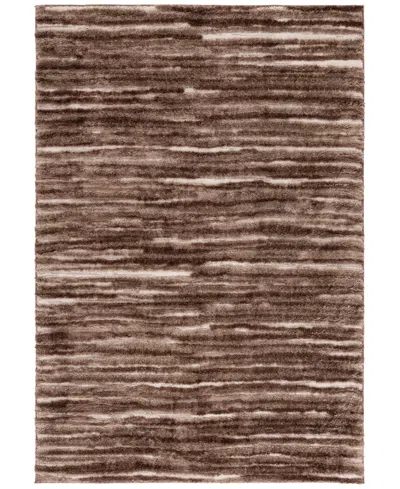 Safavieh 63" X 5" X 5" 5'3"x7'6" Area Rug In Brown