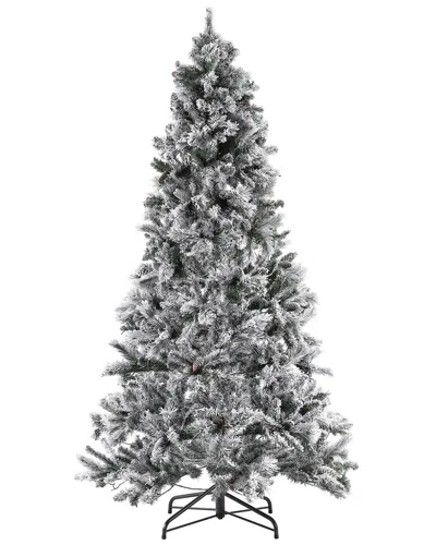 Safavieh 7.5ft Pre-lit Artificial Xmas Tree In White