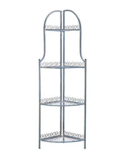 Safavieh Abarrane 4-tier Corner Shelf In Blue