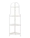 Safavieh Abarrane 4-tier Corner Shelf In White