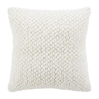 Safavieh Abella Square Throw Pillow In White